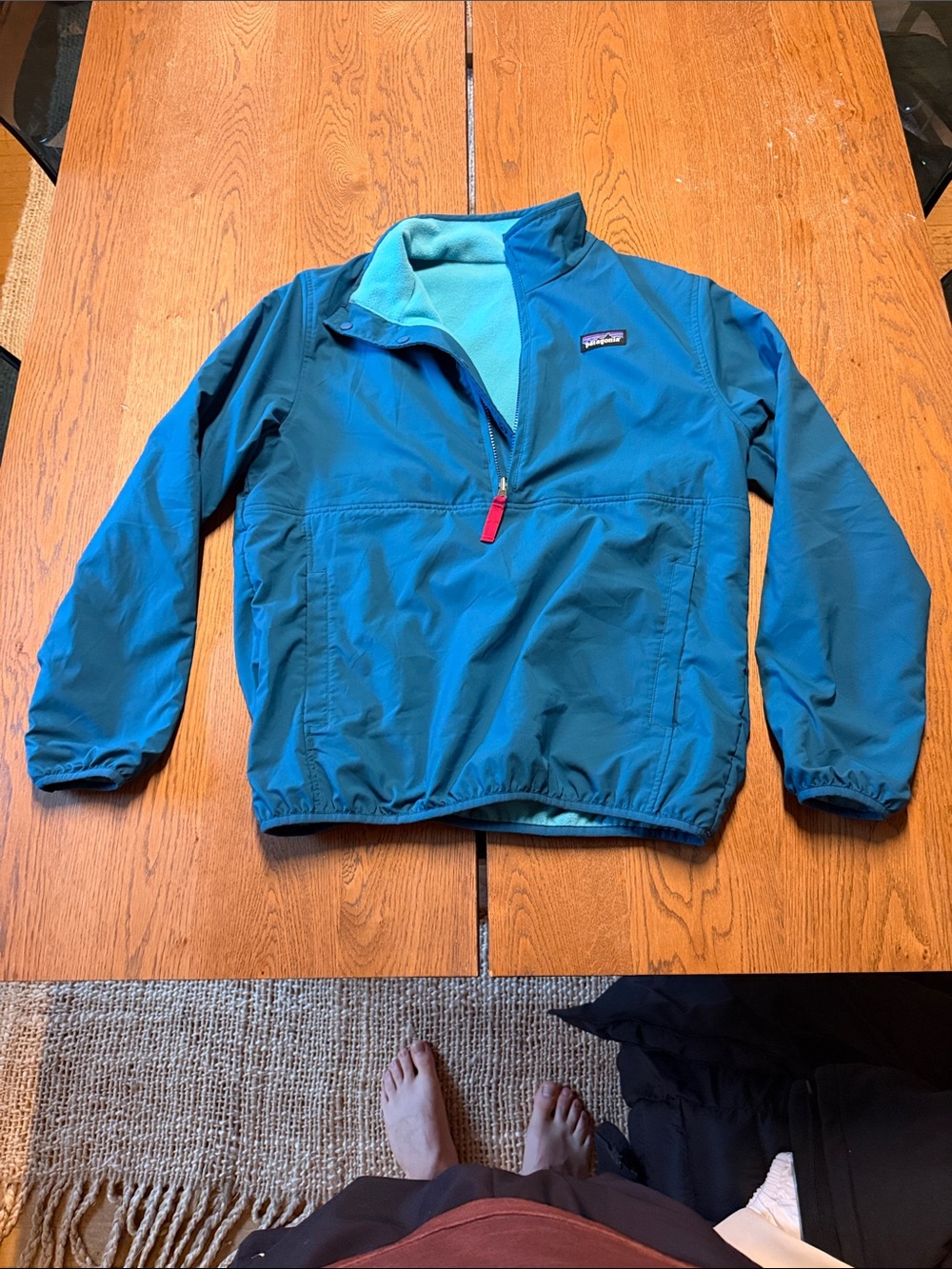 Retro Patagonia reversible Quarter Zip Fleece